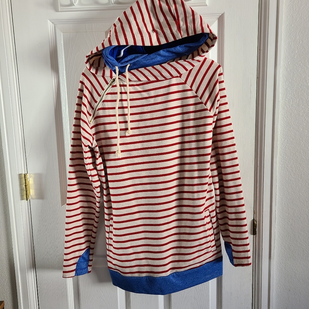 Red, White and Blue Double Hoodie, size XL
